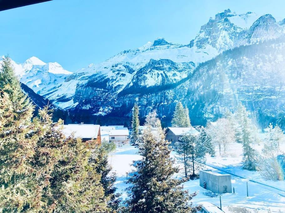 Bellevue & Classy Mountain View Apartment Kandersteg Εξωτερικό φωτογραφία
