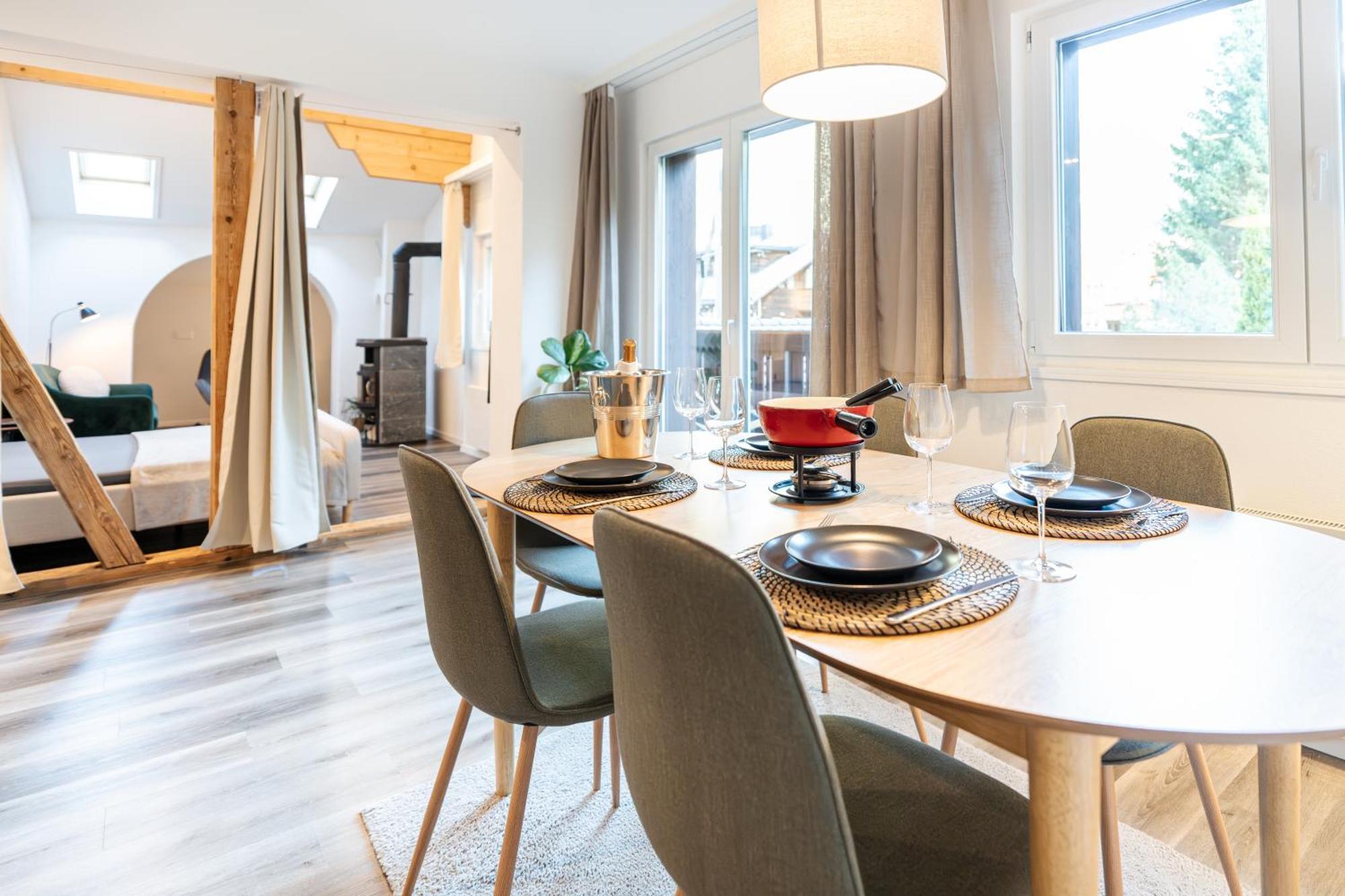 Bellevue & Classy Mountain View Apartment Kandersteg Εξωτερικό φωτογραφία